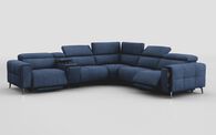 Casetti 2 Corner 2 Power Recliner Sofa Left Hand Facing Console with Power Head Tilt & Storage Arm | Casetti Sofa Range | ScS