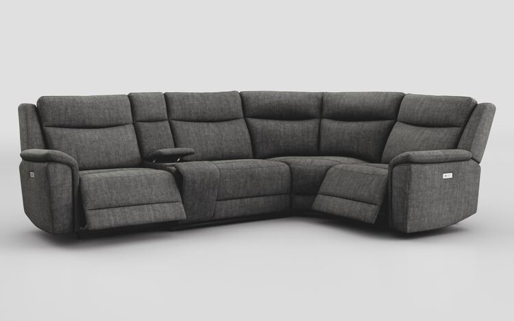 Savio 3 Corner 1 Power Recliner Sofa with Console | Savio Sofa Range | ScS
