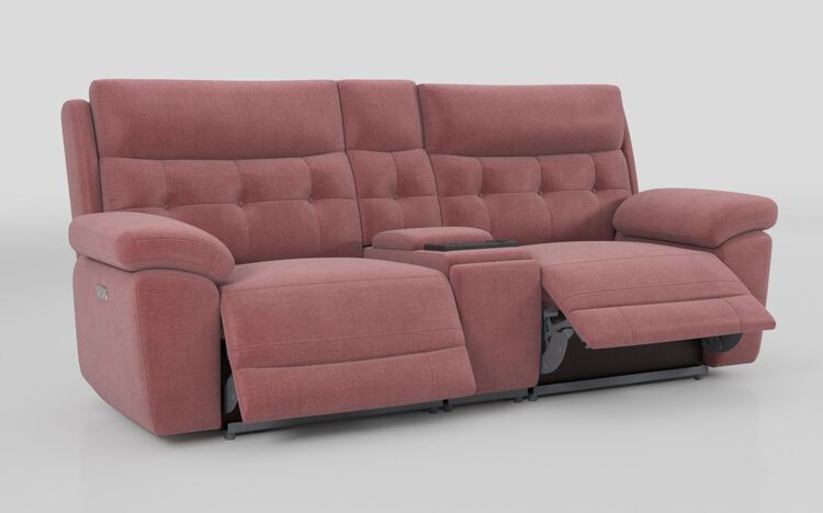 Belford 3 Seater Power Recliner Sofa with Media Console and Power Head Tilt | Belford Sofa Range | ScS