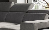 Melizzano 2 Corner 2 Sofa with Sliding Footrest, Left Hand Facing Chaise with Pockets & Ottoman | Melizzano Sofa Range | ScS