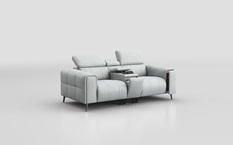 Casetti 2 Seater Sofa with Console & Manual Head Tilt | Casetti Sofa Range | ScS