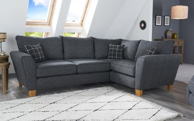Theo Fabric 2 Corner 1 Standard Back Sofa