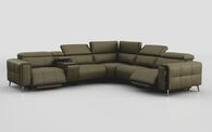 Casetti 2 Corner 2 Power Recliner Sofa Left Hand Facing Console with Power Head Tilt & Storage Arm | Casetti Sofa Range | ScS