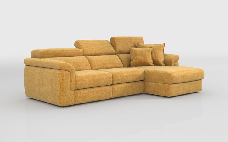 Taviano Large 3 Seater Sofa with Sliding Seats and Right Hand Facing Lounger | Taviano Sofa Range | ScS
