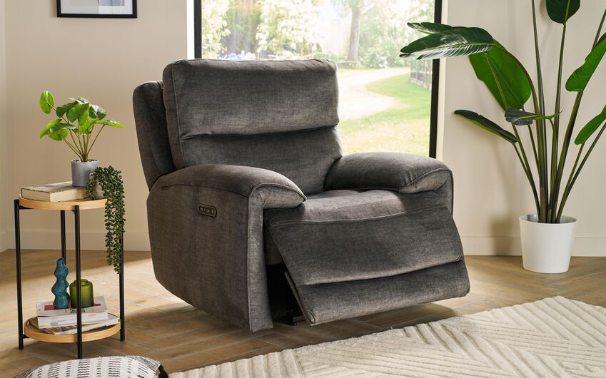 Caldbeck Power Recliner Chair Power Head Tilt