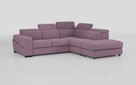 Melizzano 2 Corner 2 Sofa with Sliding Footrest, Right Hand Facing Chaise with Pockets & Ottoman | Melizzano Sofa Range | ScS