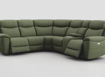 Tiglio 2 Corner 2 Power Recliner Right Hand Facing Console | Tiglio Sofa Range | ScS