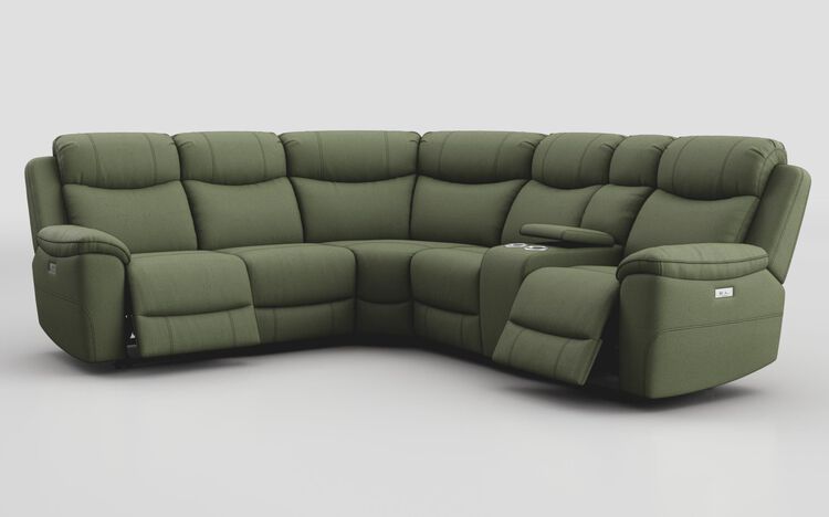 Tiglio 2 Corner 2 Power Recliner Right Hand Facing Console | Tiglio Sofa Range | ScS