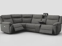 Villa 1 Corner 3 Power Recliner Sofa & Console with Lights | Villa Sofa Range | ScS