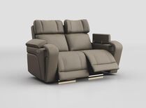 Adstock 2 Seater Power Recliner Sofa with Power Head Tilt, Lumbar, Massage, Audio, Heat & LED Lights | Adstock Sofa Range | ScS