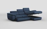Bagnara 3 Seater Sofa with Right Hand Facing Lounger, Sliding Footrest & Manual Head Tilt