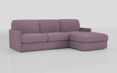 Barete Slim Arm 4 Seater Sofa Bed with Right Hand Facing Large Lounger | Barete Sofa Range | ScS
