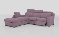 Crostolo 1 Corner 3 Right Hand Facing Power Recliner and Left Hand Facing Chaise Sofa with Ottoman | Crostolo Sofa Range | ScS