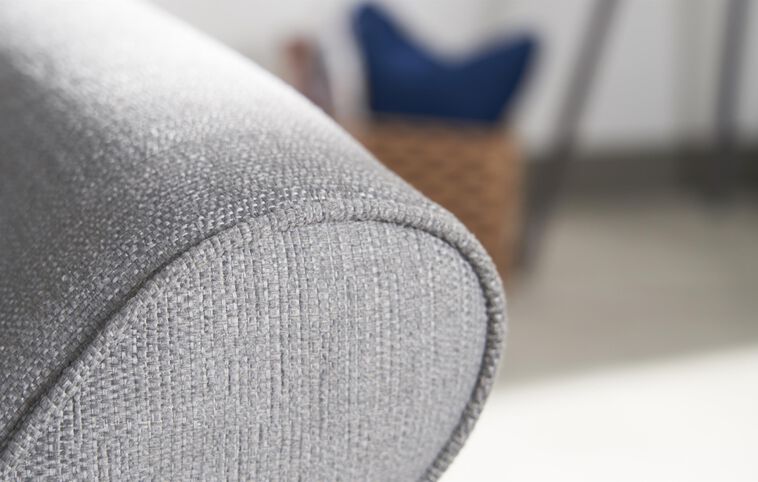 Hugo Fabric Plain Banquette Footstool