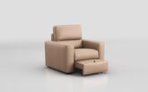 Loiano Armchair with Sliding Footrest