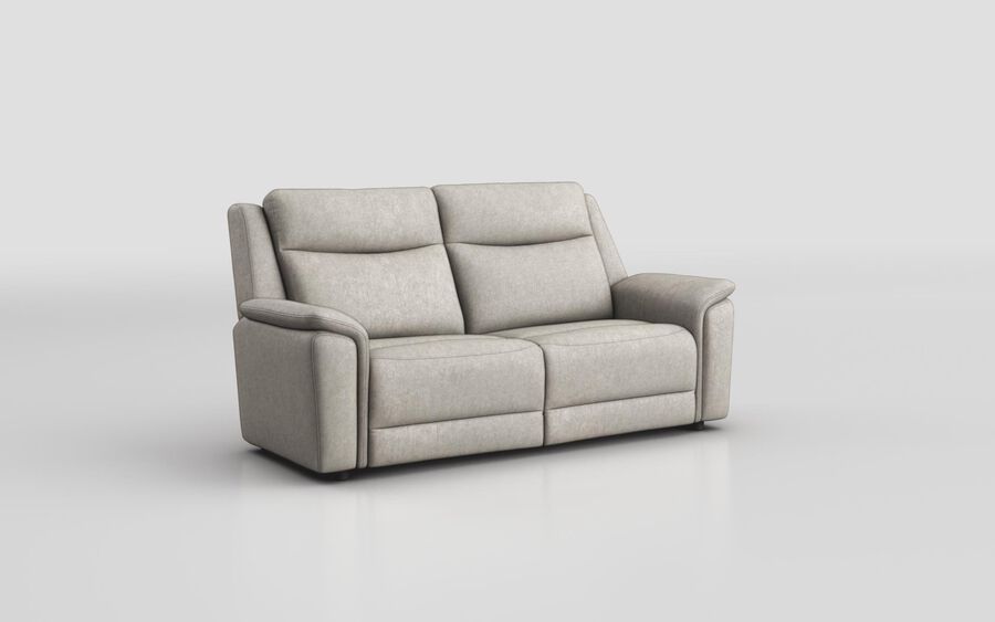 4 Cream Fabric Savio 3 Seater Sofa
