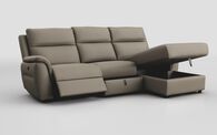 Sogliano 3 Seater Manual Recliner Sofa With Drawer & Right Hand Facing Storage Chaise | Sogliano Sofa Range | ScS