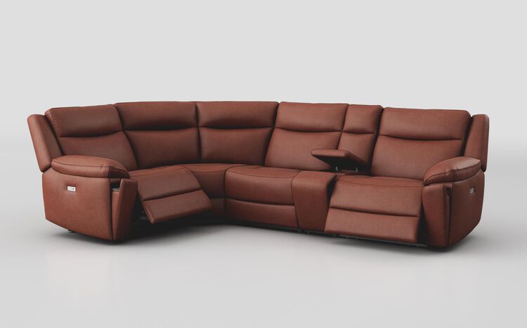Villa 1 Corner 3 Power Recliner Sofa with Console | Villa Sofa Range | ScS