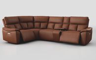 Pianello 1 Corner 3 Power Recliner Sofa with Console & Power Head Tilt | Pianello Sofa Range | ScS