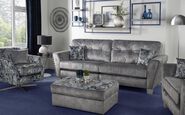 Living Esme Fabric Plain Top Banquette Footstool