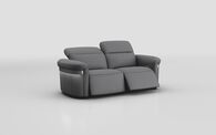 Voltana 3 Seater Power Recliner Sofa with Manual Head Tilt, LED Lights & Silver Trim | Voltana Sofa Range | ScS