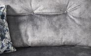 Living Esme Fabric Plain Top Banquette Footstool