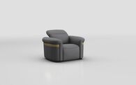 Voltana Armchair with Manual Head Tilt & Gold Trim | Voltana Sofa Range | ScS