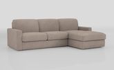 Barete Large Arm 4 Seater Sofa Bed with Right Hand Facing Large Lounger