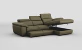 Bagnara 3 Seater Sofa with Right Hand Facing Lounger, Sliding Footrest & Manual Head Tilt