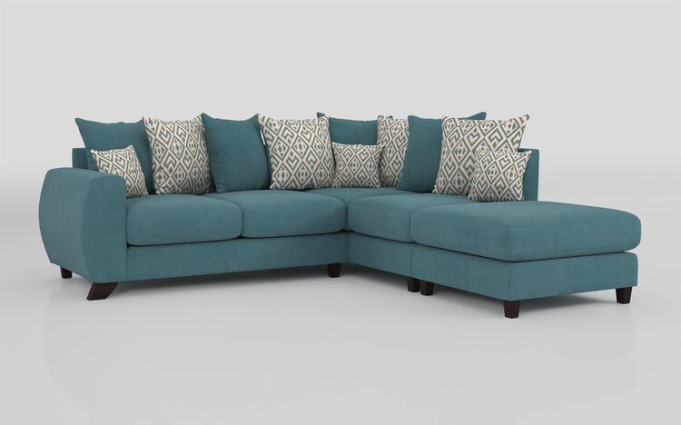 Aspen 2 Corner 1 Right Hand Facing Chaise Scatter Back Sofa | Aspen Sofa Range | ScS