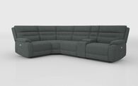 Fenton 1 Corner 3 Power Recliner Sofa with Media Console | Fenton Sofa Range | ScS