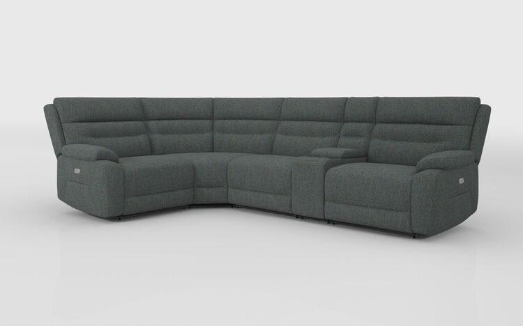 Fenton 1 Corner 3 Power Recliner Sofa with Media Console | Fenton Sofa Range | ScS