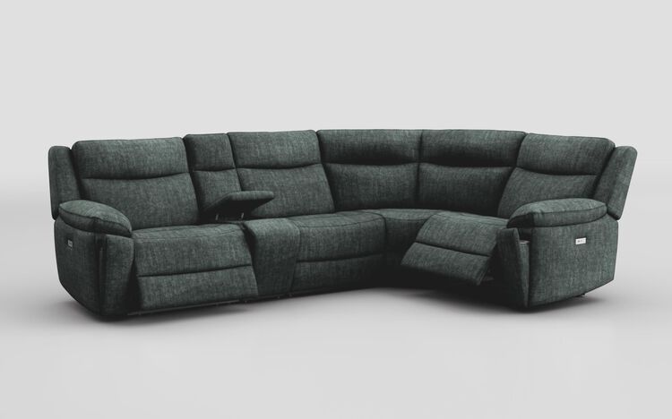 Villa 3 Corner 1 Power Recliner Sofa with Console | Villa Sofa Range | ScS