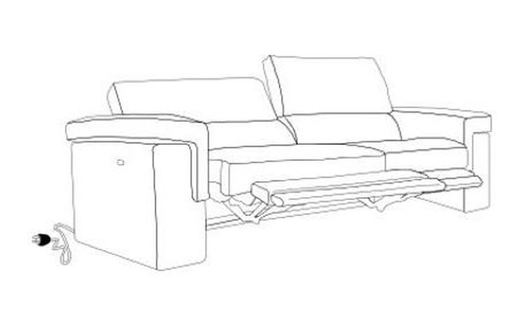 Crociale 3 Seater Power Recliner Sofa | Sofas | ScS