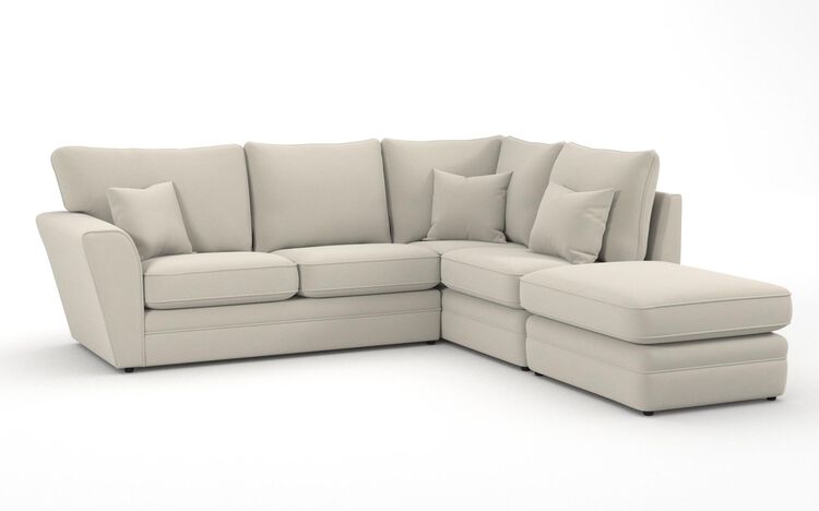 Tunstall 2 Corner 1 Chaise Standard Back Sofa | Tunstall Sofa Range | ScS
