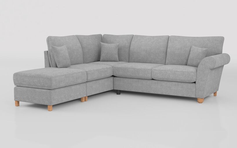 Aveley 1 Corner 2 Left Hand Facing Chaise Standard Back Sofa