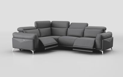 Gattolino 1 Corner 2 Power Sofa with Manual Head Tilt | Gattolino Sofa Range | ScS