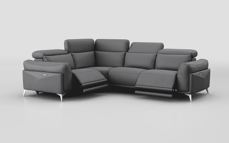 Gattolino 1 Corner 2 Power Sofa with Manual Head Tilt | Gattolino Sofa Range | ScS