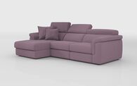 Taviano Large 3 Seater Sofa with Sliding Seats and Left Hand Facing Lounger | Taviano Sofa Range | ScS