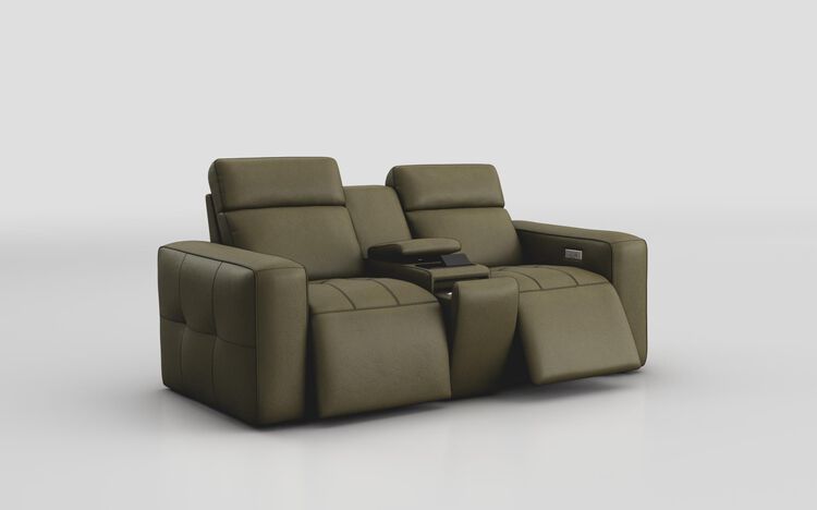 Geminiano 2 Seater Power Recliner Sofa with Console | Geminiano Sofa Range | ScS