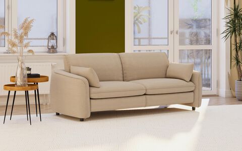 ScS Living Fabric Misty 3 Seater Sofa