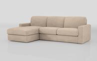 Barete Large Arm 4 Seater Sofa Bed with Left Hand Facing Large Lounger | Barete Sofa Range | ScS