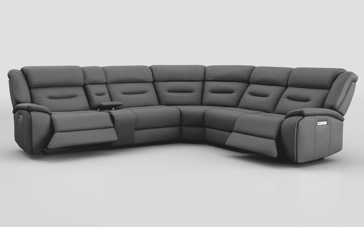 Massari 3 Corner 3 Power Recliner Sofa with Console & Power Head Tilt | Massari Sofa Range | ScS