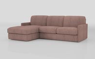 Barete Slim Arm 4 Seater Sofa Bed with Left Hand Facing Large Lounger | Barete Sofa Range | ScS