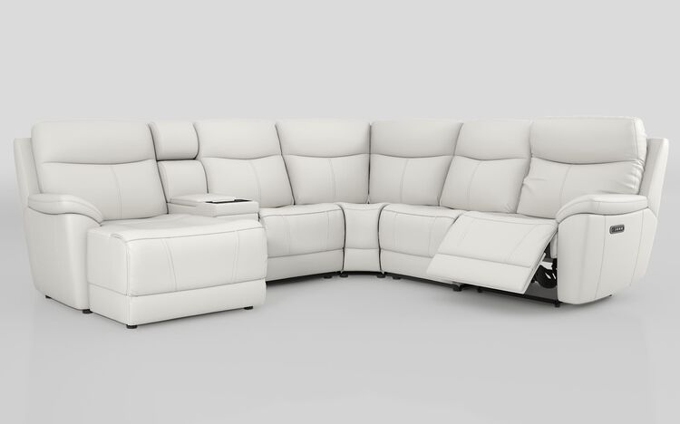 Eldwick 3 Corner 3 Right Hand Facing Power Left Hand Facing Console & Chaise Sofa with Head Tilt & L | Eldwick Sofa Range | ScS