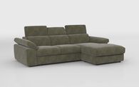 Quercioli 3 Seater Sofa with Sliding Footrest & Right Hand Facing Storage Lounger | Quercioli Sofa Range | ScS