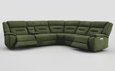 Massari 3 Corner 3 Power Recliner Sofa with Console & Power Head Tilt