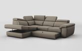Bagnara 1 Corner 2 Left Hand Facing Storage Chaise with Sliding Footrest & Manual Head Tilt