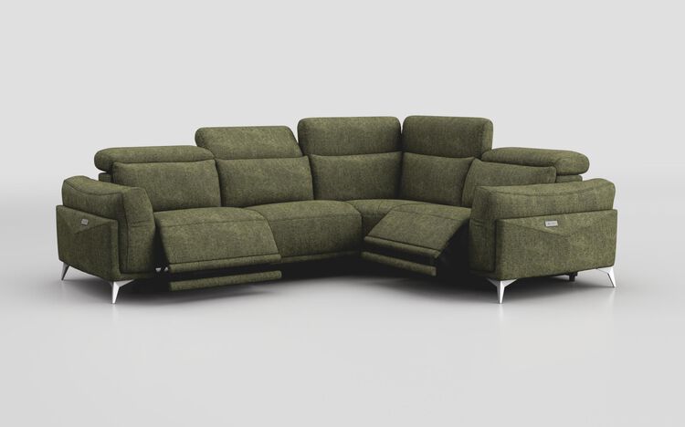 Gattolino 1 Corner 2 Power Sofa with Manual Head Tilt | Gattolino Sofa Range | ScS