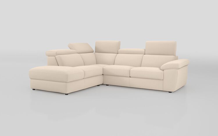 Norbello 2 Corner 3 with Sofa Bed and Left Hand Facing Chaise with Storage | Norbello Sofa Range | ScS